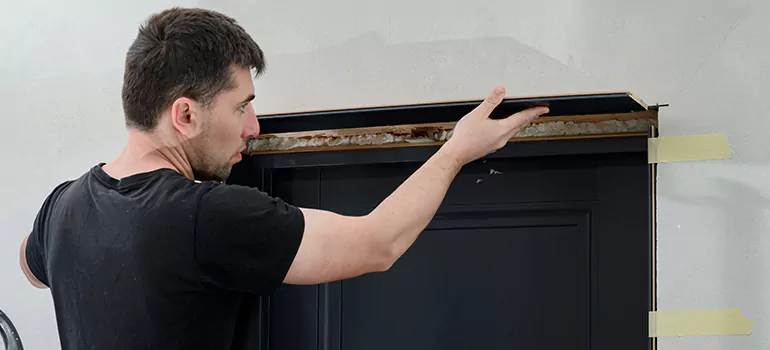 Wood Door Hole Repair in Southchase, FL