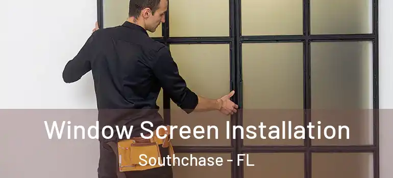  Window Screen Installation Southchase - FL